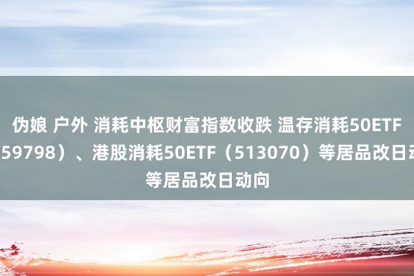 伪娘 户外 消耗中枢财富指数收跌 温存消耗50ETF（159798）、港股消耗50ETF（513070）等居品改日动向